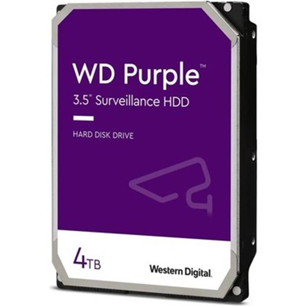 WESTERN DİGİTAL Purple 4TB 5400rpm 256MB Sata3 7x24 Güvenlik 3.5'' Harddisk (WD43PURZ)