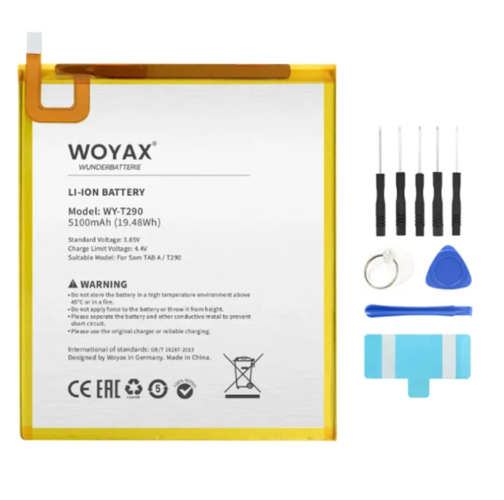 SAMSUNG Galaxy Tab A 8'' SM-T290 5100mAh Batarya WOYAX by DEJİ