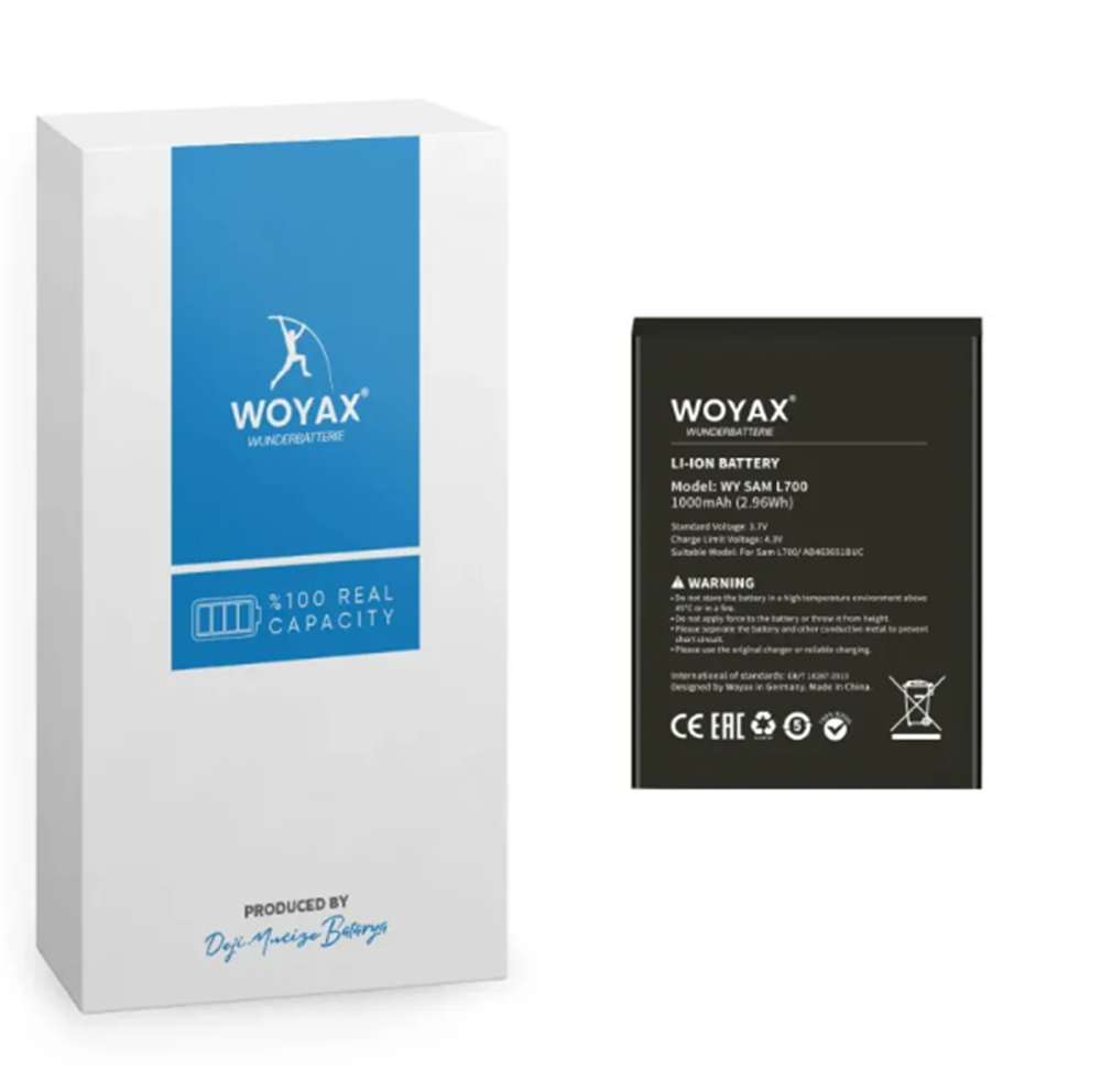 SAMSUNG L700 1000mAh Batarya WOYAX by DEJİ