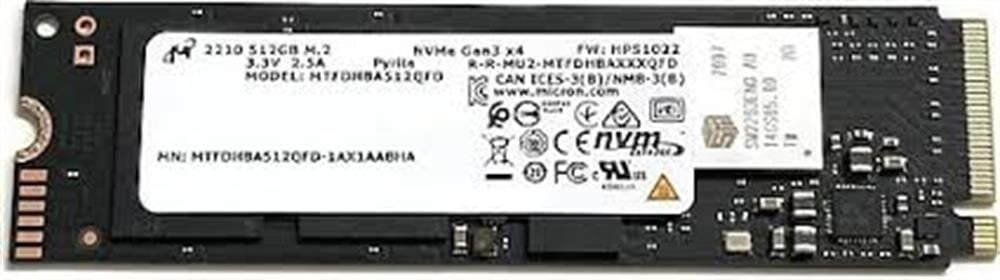MİCRON 512GB 2500 Gen4 x4 PCIe M.2 SSD MTFDKCD512QN Kutusuz Tray