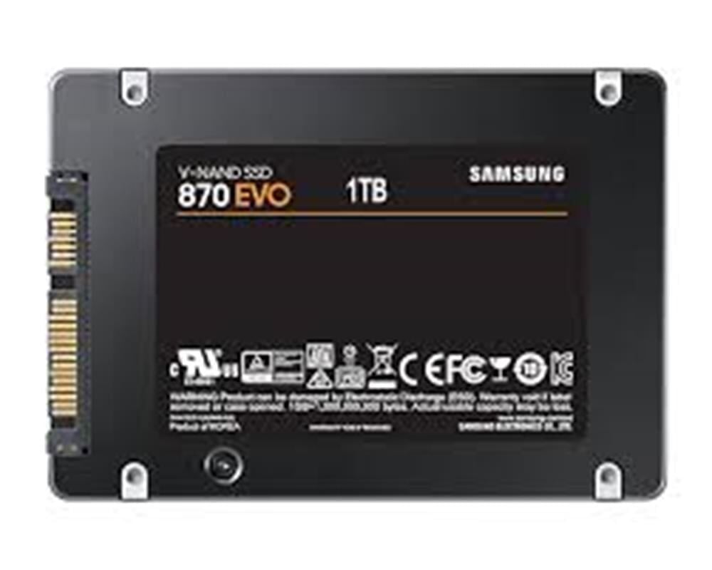SAMSUNG 870 Evo 1TB 560/530MB/s 2.5'' Sata3 SSD (MZ-77E1T0BW)