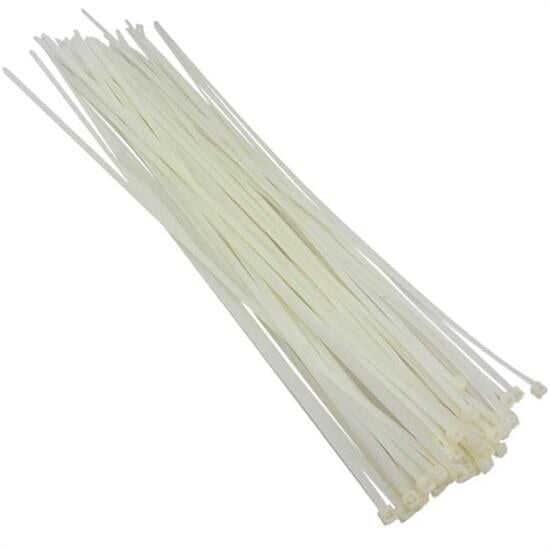 411 POWERMASTER 411 20cm 3.6mm Beyaz Kablo Bağı (100'lü Paket)