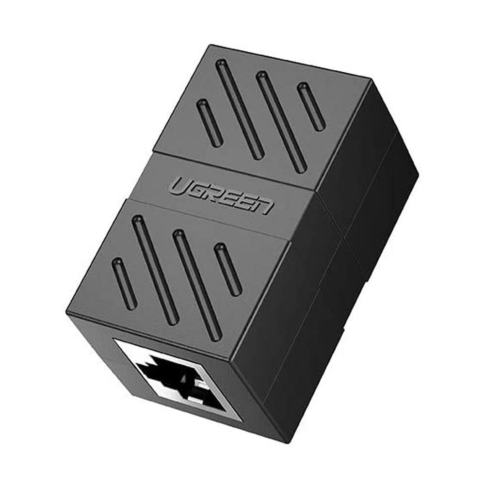 UGREEN 20390 CAT7 RJ45 Ethernet Kablo Birleştirme Aparatı 10GB/s'ye Kadar Veri Aktarım Hızı Siyah