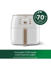 PHİLİPS HD9870/20 AirFryer XXL Premium Smart Sensing 7.3L Yağsız Fritöz (Aksesuar Hediyeli)