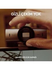 LOGİTECH MX Brio Ultra HD 4K 1080p Mikrofonlu Webcam Siyah (960-001549)