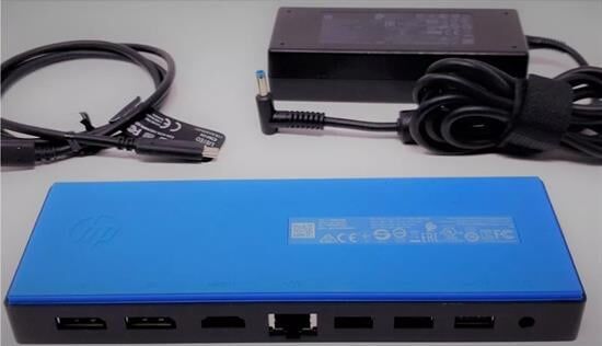 HP Elite USB-C Dock G4 HDMI DisplayPort USB 3.0 HSTNH-U601 + HP Güç Adaptörü
