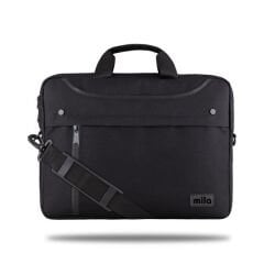 CLASSONE Mila ML-T200 Business Serisi 15.6'' Wtxpro Su Geçirmez Kumaş Fermuar Siyah Notebook Çantası