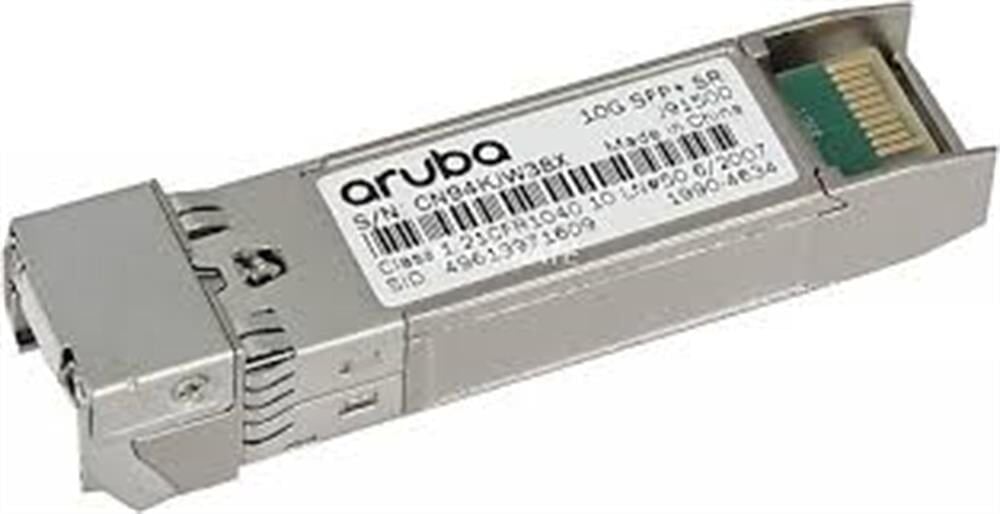 HPE Aruba Networking Instant IOn 10G SFP+ LC SR 300m OM3 MMF XCVR Transceiver R9D18A