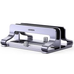 UGREEN 60643 LP258 Masaüstü Alüminyum Çift Yuvalı Dikey Macbook Laptop Notebook Standı