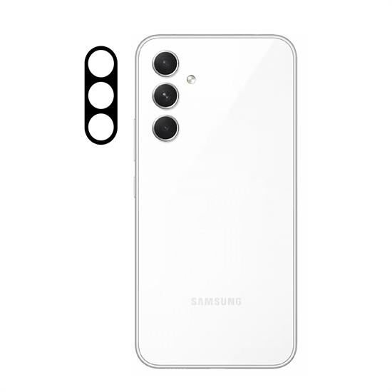 ZORE SAMSUNG Galaxy A54 5G Siyah 3D Kamera Camı Kamera Lens Koruyucu