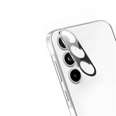 ZORE SAMSUNG Galaxy A35 5G Siyah 3D Kamera Camı Kamera Lens Koruyucu