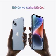 APPLE iPhone 14 Plus 128GB Mavi Cep Telefonu MQ523TU/A (Apple TÜRKİYE Garantili)