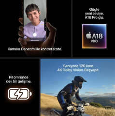 APPLE iPhone 16 Pro Max 256GB Çöl Titanium Cep Telefonu MYWX3TU/A (Apple TÜRKİYE Garantili)