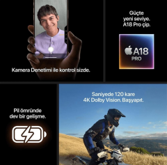 APPLE iPhone 16 Pro Max 256GB Beyaz Titanium Cep Telefonu MYWW3TU/A (Apple TÜRKİYE Garantili)