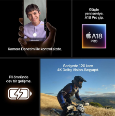 APPLE iPhone 16 Pro Max 512GB Natural Titanium Cep Telefonu MYX33TU/A (Apple TÜRKİYE Garantili)