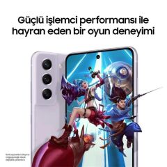 SAMSUNG Galaxy S21 FE 5G 128GB + 8GB Ram Snapdragon 2. Nesil Gri Cep Telefonu (SM-G990B2/DS) (Samsung TÜRKİYE Garantili)