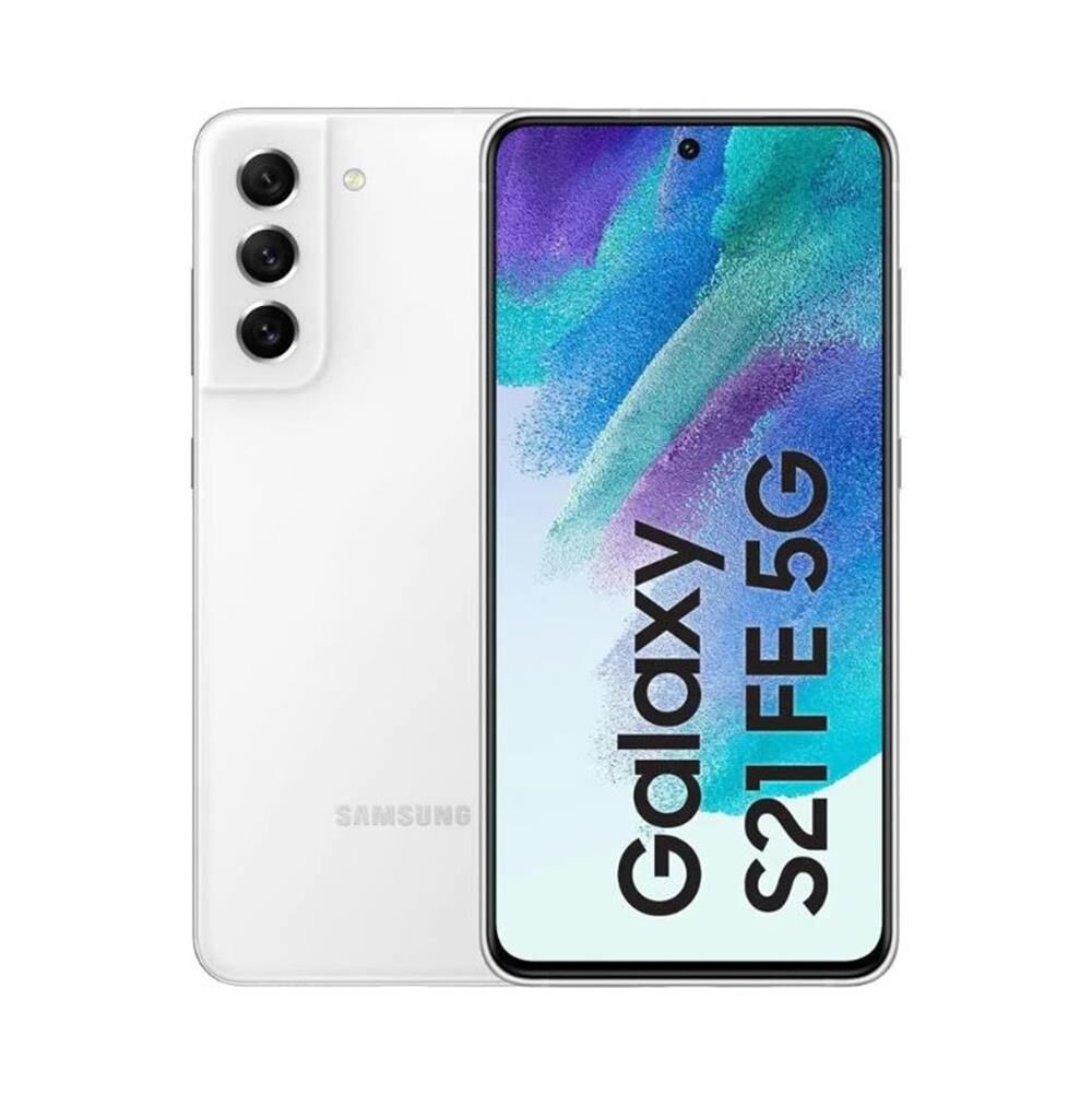 SAMSUNG Galaxy S21 FE 5G 128GB + 8GB Ram Beyaz Snapdragon 2. Nesil Cep Telefonu (SM-G990B2/DS) (Samsung TÜRKİYE Garantili)