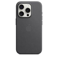APPLE iPhone 15 Pro Siyah MagSafe özellikli Mikro Dokuma Kılıf MT4H3ZM/A