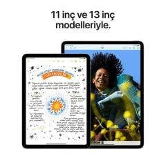 APPLE iPad Air M2 128GB Wi-Fi + Cellular 11'' Liquid Retina Ekran iPadOS Yıldız Işığı Tablet MUXF3TU/A (Apple TÜRKİYE Garantili)