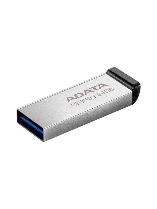 ADATA UR350 64GB USB 3.2 Gen1 USB Bellek Metal Gümüş UR350-64G-RSR/BK