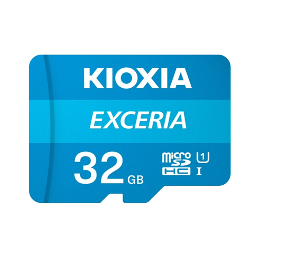 KİOXİA 32GB C10 100MB/s MicroSDHC™ UHS-I Card Hafıza Kartı LMEX1L032GG2
