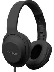 HYTECH HY-K19 Reminor 3.5mm Harici Kablolu PC + Telefon Mikrofonlu Kulaklık Siyah