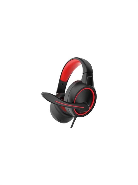 SNOPY SN-GX1 ERGO 3.5mm Gaming Oyuncu Mikrofonlu Kulaklık Siyah Kırmızı