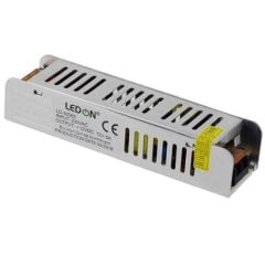 LEDON LD-50065 12V 5A Slim Metal Kasa Adaptör (158x40x30 mm)