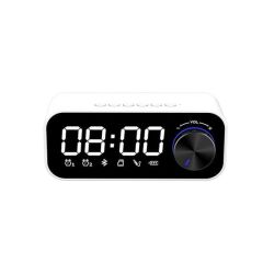 RECCİ RSK-W11 FM/TF Çift Alarmlı Dijital Saatli Wireless Bluetooth 5.0 Hoparlör Speaker 3W 1200mAh