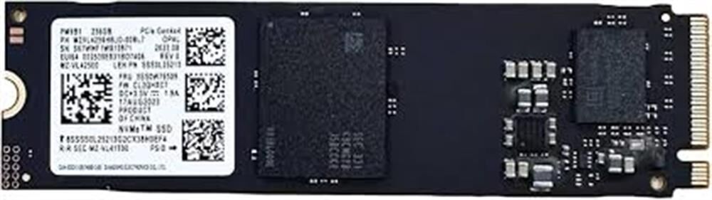 SAMSUNG PM9B1 256GB PCIe Gen4x4 SSD MZ-VL42560 Kutusuz Tray