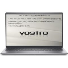 DELL Vostro 3530 43211503/1000840215 i7-1355U 8GB 512GB SSD 15.6'' FHD FreeDos Dizüstü Bilgisayar