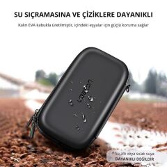 UGREEN 50274 LP128 2.5'' Harici Harddisk ve Powerbank Çantası (Üç Katmanlı, Darbe ve Suya Dayanıklı)