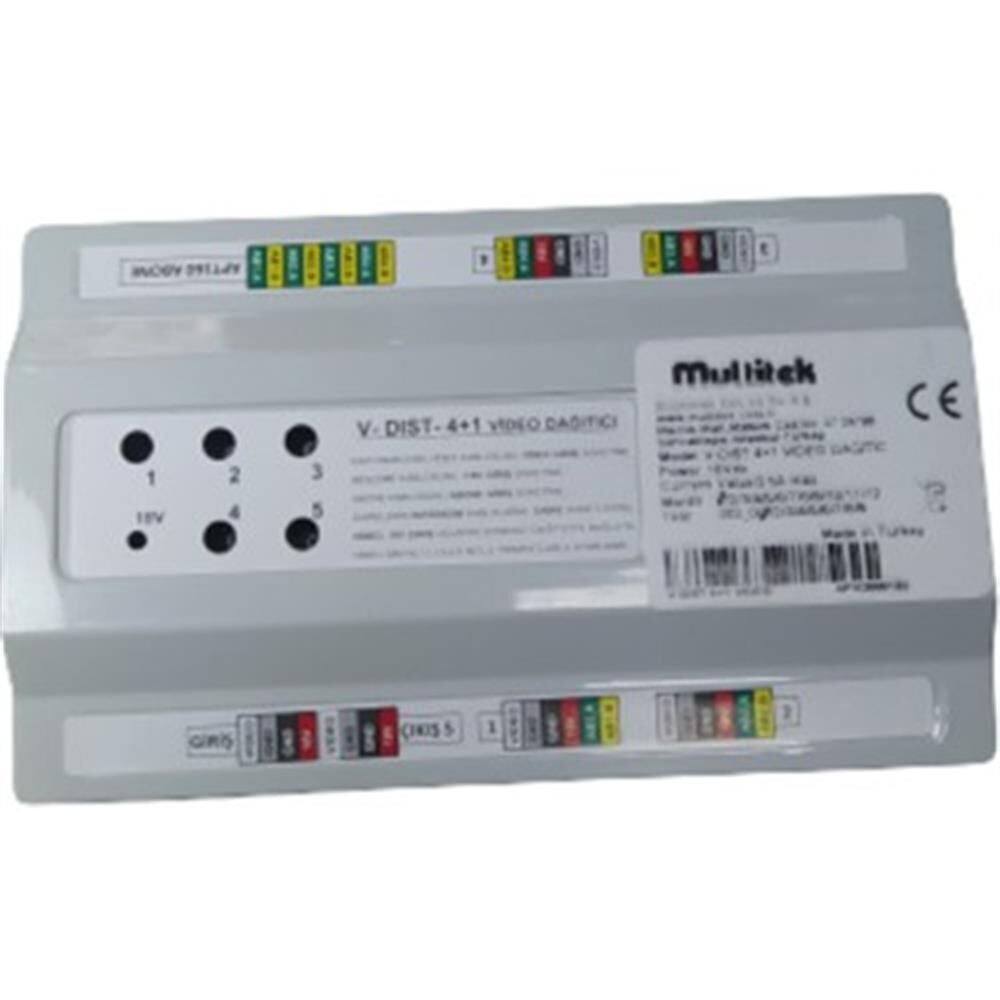 MULTİTEK V-DIST-4+1 Video Dağıtıcı MB-AMP-4+1