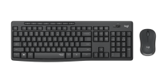 LOGİTECH MK295 USB Kablosuz Q Klavye Mouse Seti Siyah (920-009804)