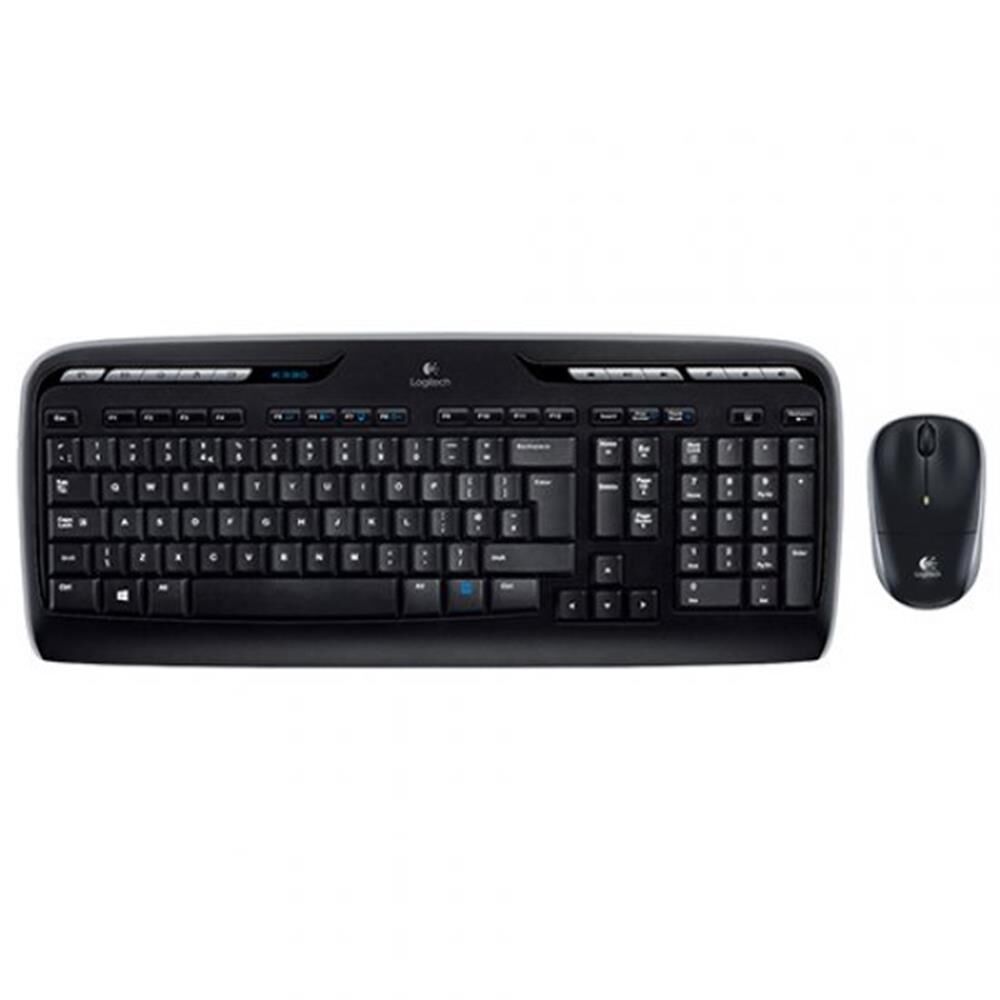 LOGİTECH MK330 USB Kablosuz MultiMedia Q Klavye Mouse Seti Siyah (920-003988)