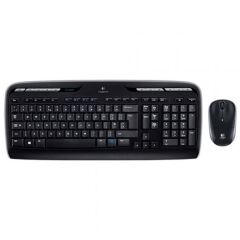 LOGİTECH MK330 USB Kablosuz MultiMedia Q Klavye Mouse Seti Siyah (920-003988)