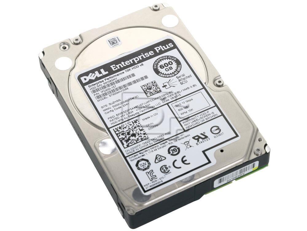 DELL 600GB 3.5'' 10K 6Gbps SAS Sunucu HDD