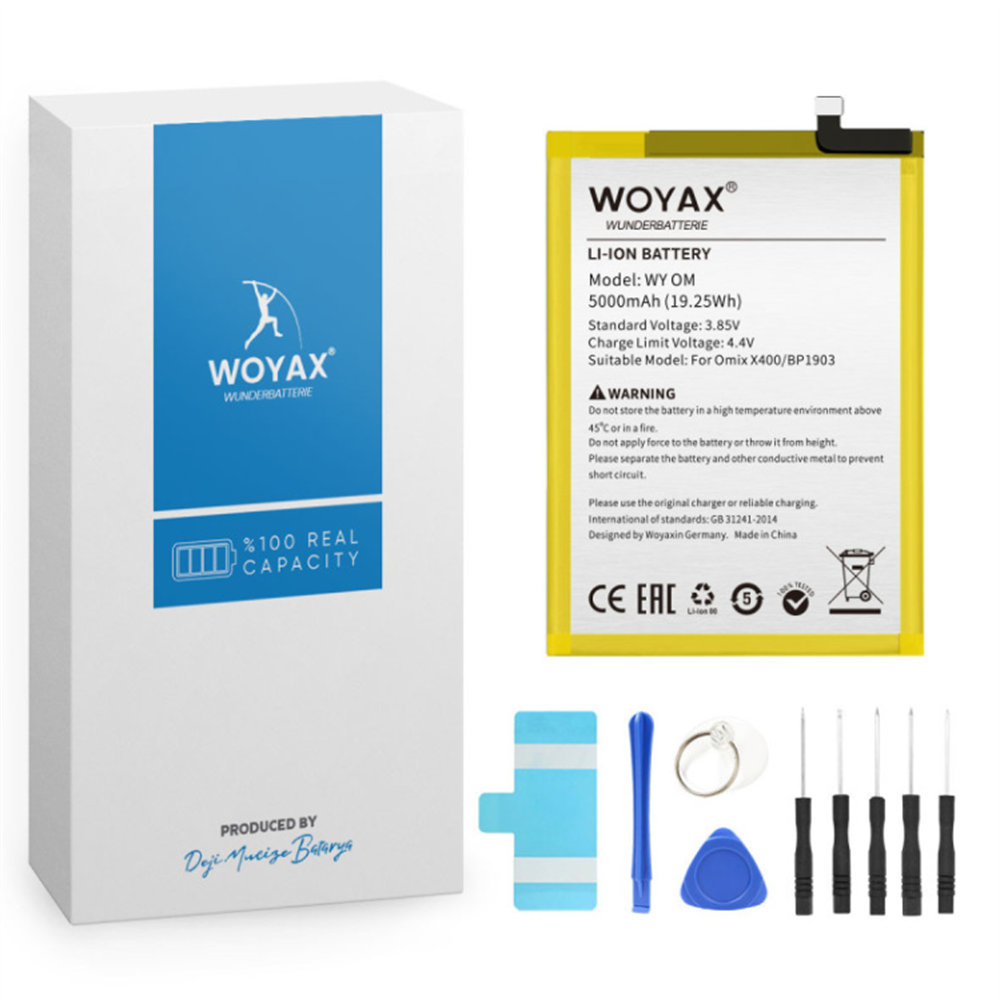 OMİX X400 BP1903 5000mAh Batarya WOYAX by DEJİ