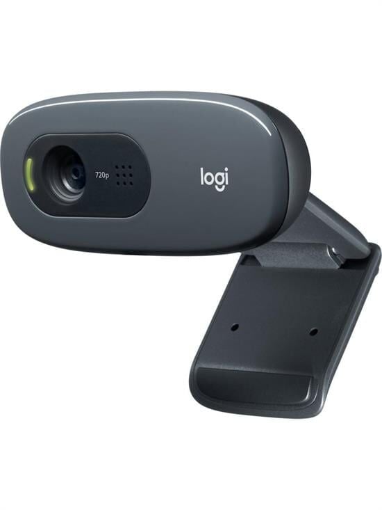 LOGİTECH C270 Basit HD 720p USB Mikrofonlu Webcam Siyah (960-000999)