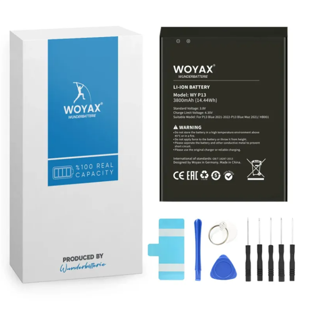 REEDER P13 Blue 2021 / P13 Blue 2022 / P13 Blue Max 2021 3800mAh Batarya WOYAX by DEJİ